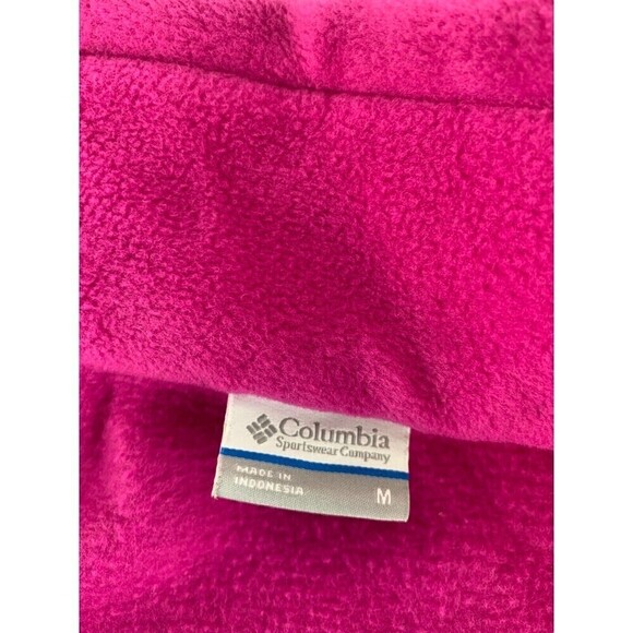BOGO Columbia Sawyer Rapids Pink Fleece Jacket Full Zip Pockets 1558821 Women M - Picture 12 of 12